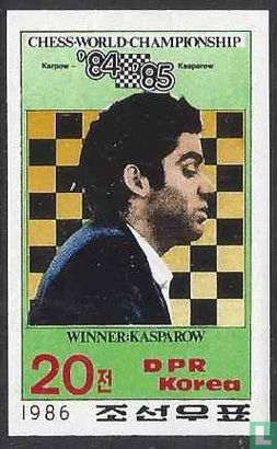 WK Schaken Karpov en Kasparov