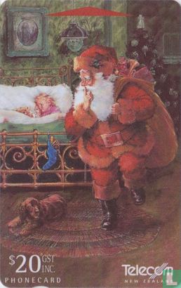 Santa in Bedroom - Afbeelding 1
