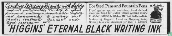 Higgins' Eternal Black Writing Ink