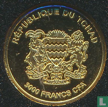 Tsjaad 3000 francs 2020 (PROOF) "75 years of peace and freedom in Europe" - Afbeelding 2