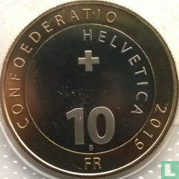Zwitserland 10 francs 2019 "Capreolus" - Afbeelding 1