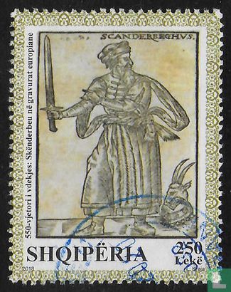 Skanderberg avec épée