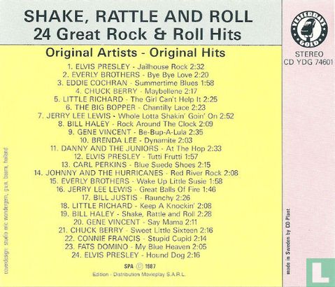 Shake, Rattle And Roll - 24 Great Rock & Roll Hits - Afbeelding 2