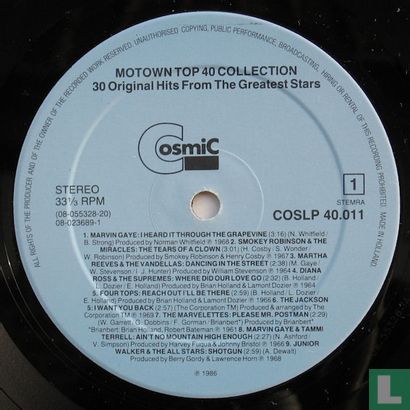 Motown Top 40 Collection - 30 Original Hits from the Greatest Stars - Image 3