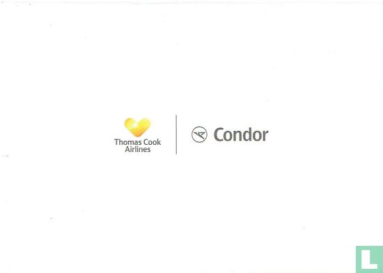 Condor / Thomas Cook Falt-Werbekarte - Afbeelding 3