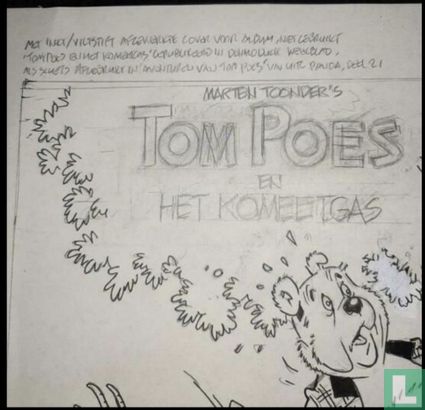 Tom Poes and the comet gas, cover - Image 2