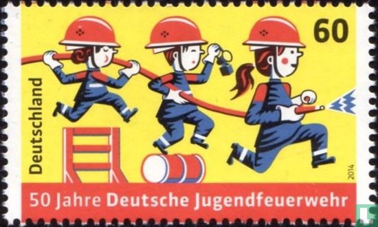 50 ans allemand des jeunes sapeurs pompiers