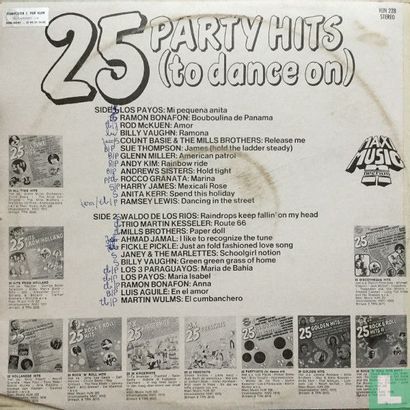 25 Party Hits (To Dance On) - Afbeelding 2