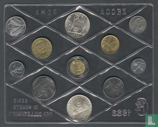Italy mint set 1988 - Image 1