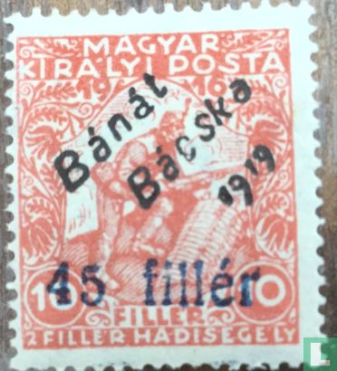 Soldier in trench with overprint