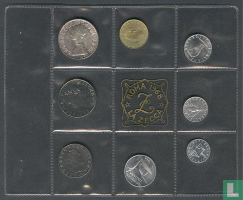 Italy mint set 1968 - Image 1