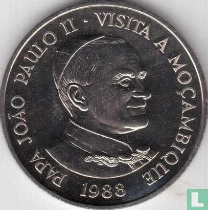 Mozambique 1000 meticais 1988 "Visit of Pope John Paul II" - Image 2