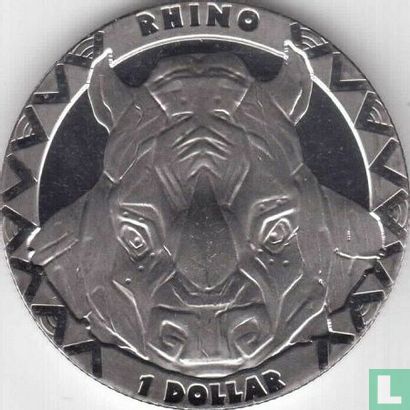 Sierra Leone 1 dollar 2019 "Rhino" - Image 2