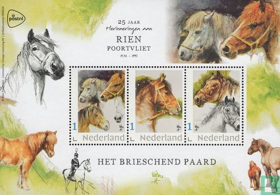 Rien Poortvliet: The Brieschend Horse