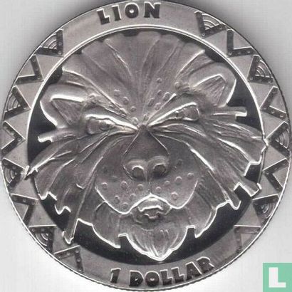Sierra Leone 1 dollar 2019 "Lion" - Afbeelding 2