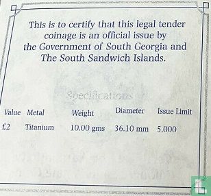 Zuid-Georgië en de Zuidelijke Sandwicheilanden 2 pounds 2013 "Blue whale" - Afbeelding 3