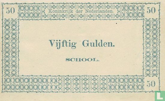Education argent 50 Gulden - Image 1