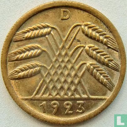 Empire allemand 50 rentenpfennig 1923 (D) - Image 1