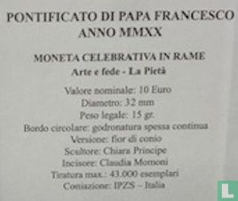 Vatican 10 euro 2020 "Pietà of Michelangelo" - Image 3