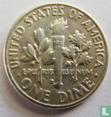États-Unis 1 dime 1958 (D) - Image 2