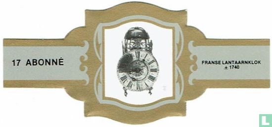 [Horloge lanterne française ± 1740] - Image 1