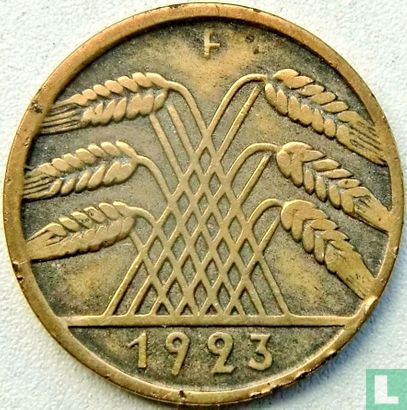 Deutsches Reich 10 Rentenpfennig 1923 (F) - Bild 1