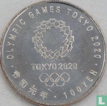Japan 100 yen 2019 (year 1) "2020 Summer Olympics in Tokyo - Canoeing" - Image 1