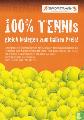 14388 - Sportpark Hamburg Öjendorf "100 % Tennis"