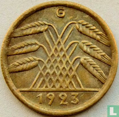 Empire allemand 50 rentenpfennig 1923 (G) - Image 1