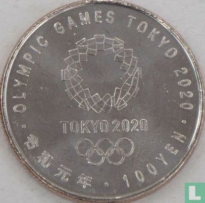 Japan 100 Yen 2019 (Jahr 1) "2020 Summer Olympics in Tokyo - Archery" - Bild 1