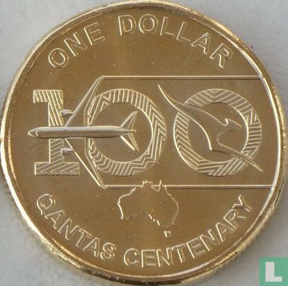 Australië 1 dollar 2020 "QANTAS centenary" - Afbeelding 2