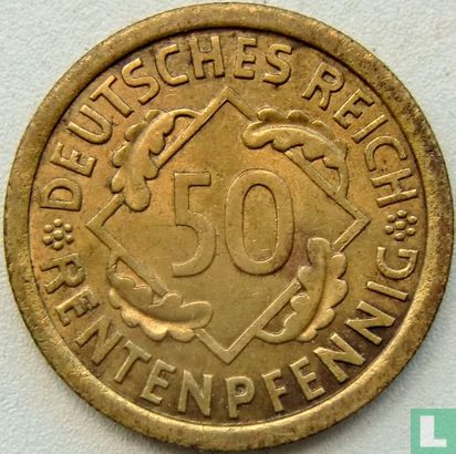 Duitse Rijk 50 rentenpfennig 1923 (A) - Afbeelding 2