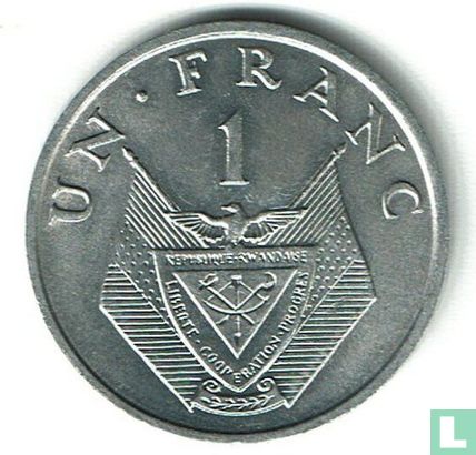 Ruanda 1 Franc 1974 - Bild 2