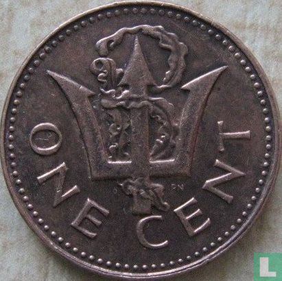 Barbados 1 cent 1976 (zonder FM) "10th anniversary of Independence" - Afbeelding 2