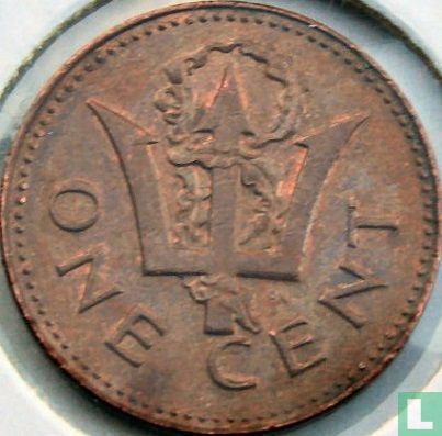 Barbade 1 cent 1981 (sans FM) - Image 2