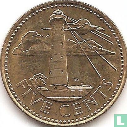 Barbados 5 cents 2002 - Image 2