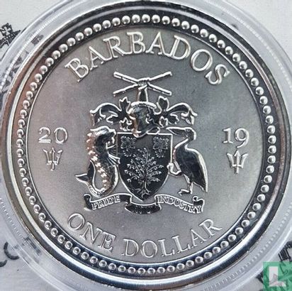 Barbados 1 Dollar 2019 (ungefärbte) "Flying fish" - Bild 1