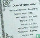 Barbados 1 Dollar 2017 (gefärbt) "Trident" - Bild 3
