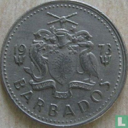 Barbade 10 cents 1973 (sans FM) - Image 1