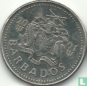 Barbados 25 cents 2001 - Image 1