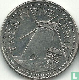 Barbados 25 Cent 2001 - Bild 2