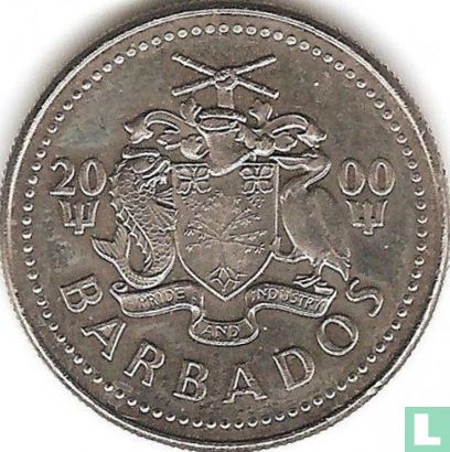 Barbados 25 cents 2000 - Afbeelding 1