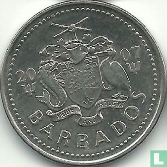 Barbados 25 cents 2007 - Afbeelding 1