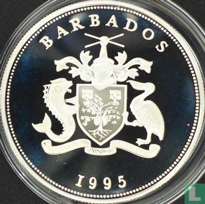Barbade 5 dollars 1995 (BE) "50th anniversary of the United Nations" - Image 2