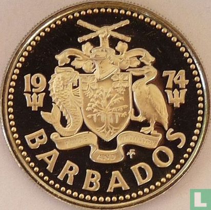 Barbados 25 cents 1974 (PROOF) - Afbeelding 1