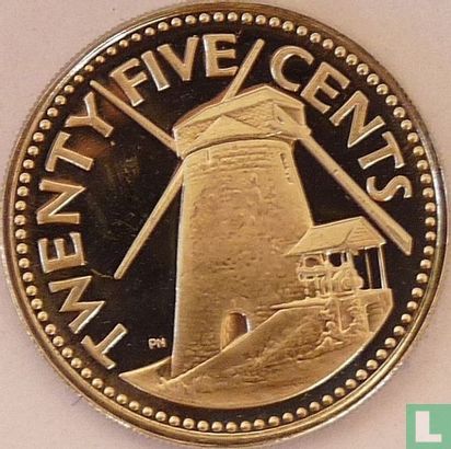 Barbados 25 Cent 1974 (PP) - Bild 2