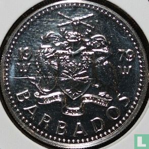 Barbade 25 cents 1979 (sans FM) - Image 1