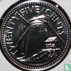 Barbados 25 cents 1979 (zonder FM) - Afbeelding 2