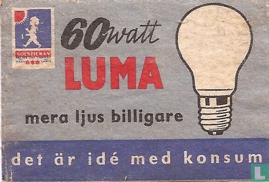 60 watt Luma mera ljus billigare