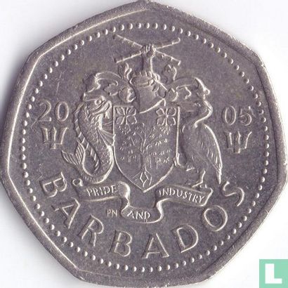 Barbados 1 dollar 2005 - Image 1